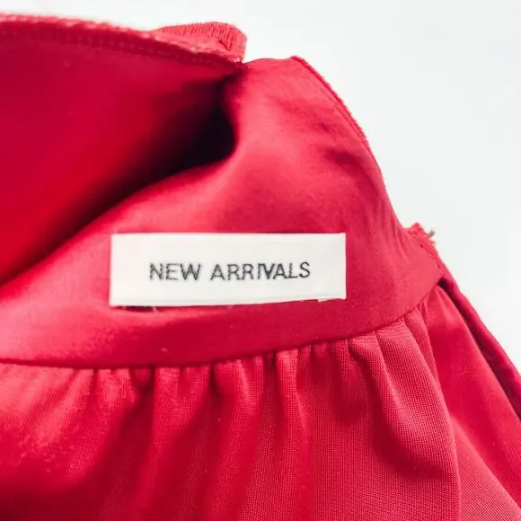 New Arrivals Dress Nico Rouge Pigalle Red Mini Dress Long Sleeves 34, US 4 - Picture 8 of 9